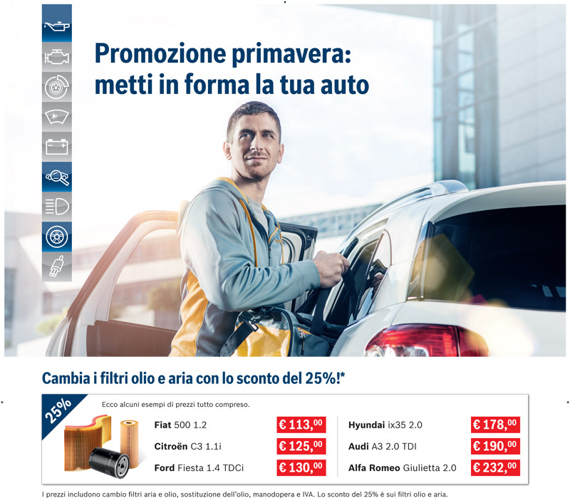Promozione tagliando primavera 2016